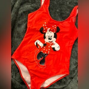 Minnie Mouse Red One Piece Adult Women Bathing Suit